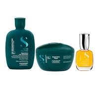 Alfaparf Milano Semi di Lino Reconstruction Holiday Kit confezione regalo per capelli rovinati 3 pz