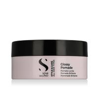 Alfaparf Milano | Semi di Lino | Style&Care | Glossy Pomade - Pomata in cera a tenuta forte, per un finish extra lucido, Tenuta forte, per tutti i tipi di capelli, 90 ml