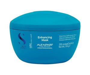 Alfaparf Semi di Lino Curl Enhancing Mask 200ml - Maschera Intensiva per Capelli Ricci e Mossi