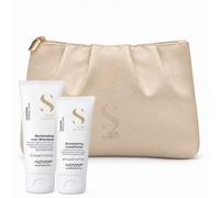 Alfaparf Semi di Lino Illuminating Travel Shampoo 75 ml + Conditioner 50 ml + Pochette