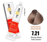 yellow color care 7.21 biondo medio irisè cenere 100ml