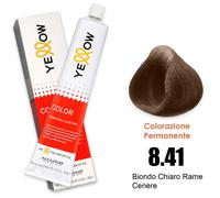 Alfaparf Milano Yellow Color 8.41 Biondo Chiaro Rame Cenere 100ML