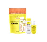 YELLOW PROFESSIONAL Kit di Riparazione per Capelli Danneggiati - Reparative Shampoo 500ml, Molecular Serum 150ml