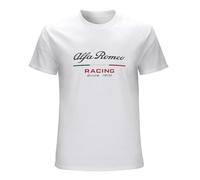 Alfas Funny Romeos Racing Mens T-Shirt Unisex Graphic White Tee Shirt L