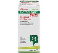 Alfasigma Enterolactis Plus 30 Capsule - Integratore Di Fermenti Lattici Vivi