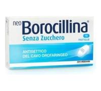 Alfasigma - NeoBorocilina NeoBorocillina - Antisettico Del Cavo Orofaringeo Senza Zucchero 16 Pastiglie