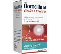 Alfasigma - NeoBorocilina NeoBorocillina Gola Dolore Gusto Menta - Spray Per L'Irritazione Del Cavo Orale 15 ml