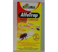 ALFETRAP TRAPPOLA ADESIVA PER SCARAFAGGI CON PASTIGLIA ATTRATTIVA CONF. DA 5 PEZZI