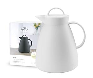 alfi Caraffa Termica Dan in Plastica, 1,0 L, Colore: Bianco