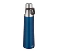 alfi CITY BOTTLE LOOP 700ml, mystic blue mat, borraccia in acciaio con tracolla, robusto thermos ermetica, tiene freddo per 12 ore, ermetica, borraccia per bevande gassate, per lavastoviglie