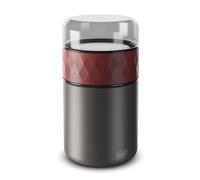 alfi ENDLESS FOOD MUG 500ml,mediterranean red mat, portapranzo termico in acciaio e snackpot, 3 pezzi, contenitore isolante ermetico, caldo per 5 ore, freddo per 10 ore, per lavastoviglie, senza BPA