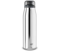 alfi ISO BOTTLE 500 ml, in acciaio inox lucidato, borraccia termica in acciaio inox, chiusura a vite assolutamente densa, mantiene caldo 12 ore, freddo per 24 ore, borraccia per anidride carbonica,