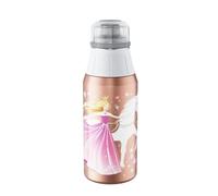 alfi KIDS BOTTLE 600ml, flower princess, borraccia per bambini in acciaio, ermetica con chiusura a vite, leggera e robusta, per bevande gassate, anti-impronte, senza BPA