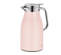 alfi SKYLINE - Caraffa termica in acciaio INOX con inserto igienico in vetro temperato, chiusura a vite con comodo pulsante, impugnatura ergonomica, ideale come caffettiera da caffè, teiera, senza BPA