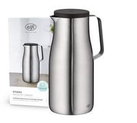alfi Studio TT Thermos, Inossidabile, Acciaio Inox Opaco, 1,5 l