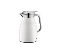 alfi SKYLINE 0,65l, coconut white, caraffa termica con igienico inserto in vetro, chiusura a vite con pulsante, presa ergonomica, con una sola mano, ottima come caraffa da caffè e da tè, senza BPA