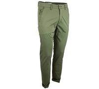 Alfio Collection Pantaloni da Uomo Estivi Cotone Leggeri Chino Slim Fit Elasticizzati 48 52 54 58 60 50 56 (IT, Numero, 58, Regular, Regular, Verde)