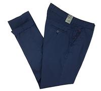 Alfio Collection Pantaloni da Uomo Estivi Cotone Leggeri Chino Slim Fit Elasticizzati 48 52 54 58 60 50 56 (IT, Numero, 50, Regular, Regular, Blu)
