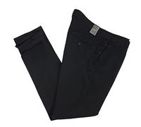 Alfio Collection Pantaloni da Uomo Estivi Cotone Leggeri Chino Slim Fit Elasticizzati 48 52 54 58 60 50 56 (IT, Numero, 54, Regular, Regular, Nero)