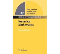 Alfio Quarteroni Riccardo Sacco Fausto Sal Numerical Mathemat (Copertina rigida)