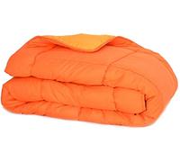 ALFIO SHOP TRAPUNTA PIUMONE LETTO SINGOLO DOUBLE FACE (ARANCIO-ARANCIOSCURO)