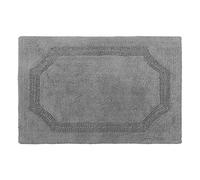 Alfombra de ba o reversible de algod n Laura Ashley, color carb n, 53 x 86 cm