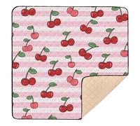 Alfombra de juegos - Tappetino da gioco per bambini, in morbida schiuma, per interni ed esterni, comodo, pieghevole, per la stanza dei giochi, per bambini, 127 x 127 cm