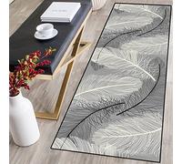 Alfombra de Pasillo Alfombra de Algodón，Lavable con Respaldo de Goma Alfombra de Microfibra，Fácil de Limpiar,Superficie Suave,Pelo Corto Alfombra para Salón Lavadero Dormitorio Corredor