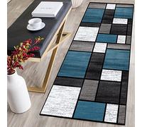 Alfombra de Pasillo Alfombra de Algodón，Lavable con Respaldo de Goma Alfombra de Microfibra，Fácil de Limpiar,Superficie Suave,Pelo Corto Alfombra para Salón Lavadero Dormitorio Corredor