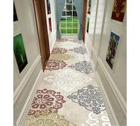 Alfombra Pasillo Antideslizante Lavable Alfombra Larga para Escalera Cocina
