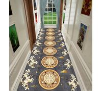 Alfombra Pasillo Antideslizante Lavable Alfombra Larga para Escalera Cocina