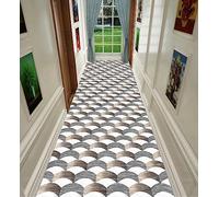 Alfombra Pasillo Antideslizante Lavable Alfombra Larga para Escalera Cocina