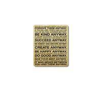 Alfombrilla de rat n para juegos Smooffly personalizada con frase ""Madre Teresa Anyway"", 240 x 200 x 3 mm