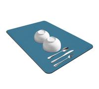 Alfombrilla para - Alfombrilla absorbente de goma para cocina que oculta las manchas | Alfombrilla de secado para cafeteras, cafeteras, máquinas de café expreso, escurridor de platos