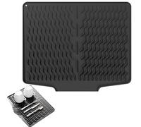 Alfombrilla Para Secar Platos - Esterilla De Cocina Para Escurrir Utensilios, resistente Al Calor Antideslicante Plegable Fruta Ollas Sartenes Tazas Organización De Fregadero | protector bandeja