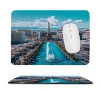 Alfombrilla per Mouse Compatta da Fontana di Palazzo Belle 24 x 28 cm ma-67 | Base in Gomma Naturale Antiscivolo, Bordi Rinforzati, Impermeabile, Compatibile con Mouse Ottici e Laser per Ufficio e Gaming