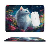 Alfombrilla per Mouse Compatta da Gatto bianco cielo 25 x 20 cm ma-42