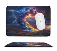 Alfombrilla per Mouse Compatta da Tornado soprannaturale 30 x 25 cm ma-596 | Superficie Micro, Gomma Spessa Stabilizzante, Bordi Cuciti Anti-Sfilo, Impermeabile, per Gaming Casual e Lavoro su Scrivania