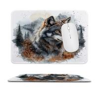 Alfombrilla per Mouse Compatta da Viaggio lupo animale 25 x 20 cm ma-542