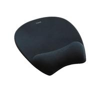 TOOQ TQMP1002-B - Tappetino per mouse ergonomico con poggiapolso in schiuma viscoelastica, Nero