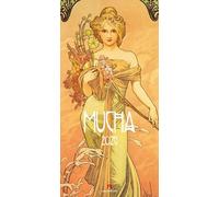 Alfons Mucha Kalender 2026 | Geschmackvoller Kunst-Kalender im schlanken Hochformat (33x66 cm) | Plakatkunst des Jugendsstils