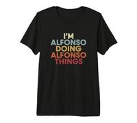 Alfonso Name Alfonso Personalized Name First Given Maglietta Premium
