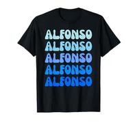 Alfonso Name Minimalist Design Maglietta