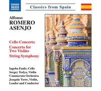 Alfonso Romero Alfonso Romero Asenjo: Cello Concerto/Concerto for Two Viol (CD)