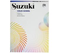 Alfred 00 - 30725 Suzuki Violin School Violin voce & CD- Volume 4 - Music Book