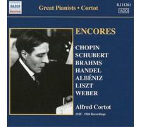 Alfred Cortot Great Pianists: Encores (CD) Album