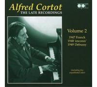 Alfred Cortot The Late Recordings Vol. 2 (CD) Album