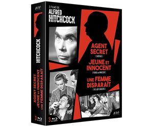 Alfred Hitchcock Agente Secret + Giovane E Innocent + Donna Scompare Cofanetto