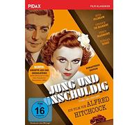 Alfred Hitchcock: Jung und unschuldig / Spannender Thriller mit beiden deutschen Synchros + Bonus: Alfred Hitchcock zu Gast beim Frankfurter Stammtisch (Pidax Film-Klassiker)
