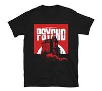Alfred Hitchcocks Psycho - Maglietta da uomo, motivo: Horror Movie, Nero , XL